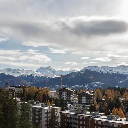 La Marmotte, Au Coeur Du Village De Crans, Proche Du Telecabine Cry D'er דירה
