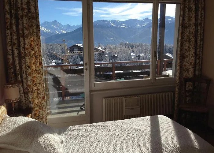 Lägenhet La Marmotte, Au Coeur Du Village De Crans, Proche Du Telecabine Cry D'er